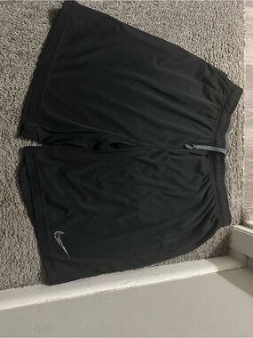 Nike Black and Gray Dri-FIT Training Shorts